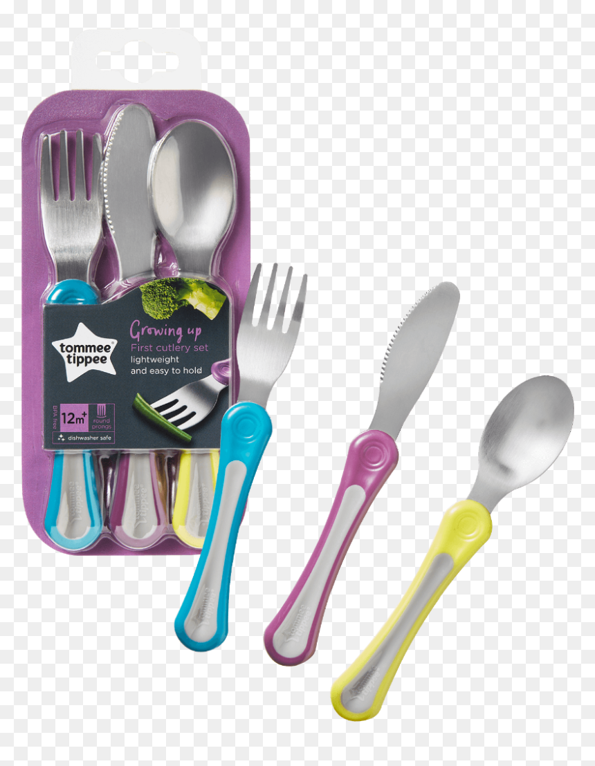 Tommee Tippee Cutlery, HD Png Download - fork and knife png