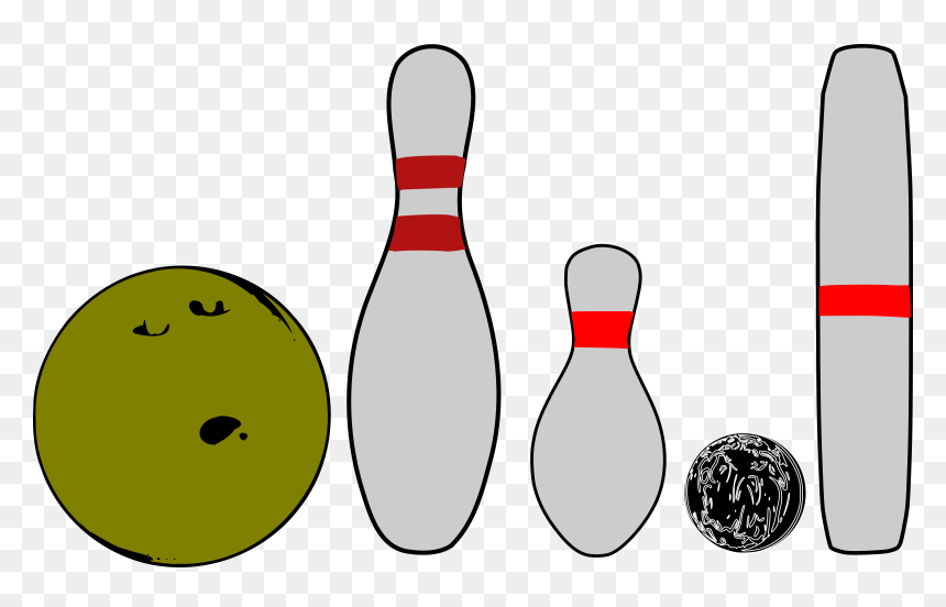 Bowling Pins And Balls Clip Arts - Bowling Pin Clip Art, HD Png Download - bowling pin png