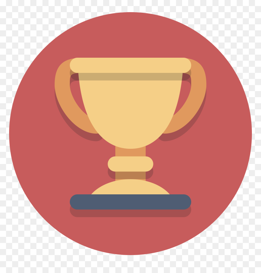 Trophy Icon Circle Png, Transparent Png - trophy icon png
