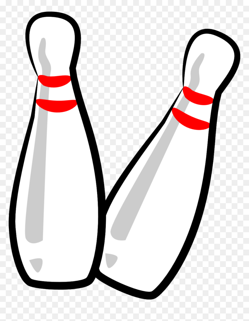 The Totally Free Clip Art Blo - Clipart 3 Bowling Pins, HD Png Download - bowling pin png