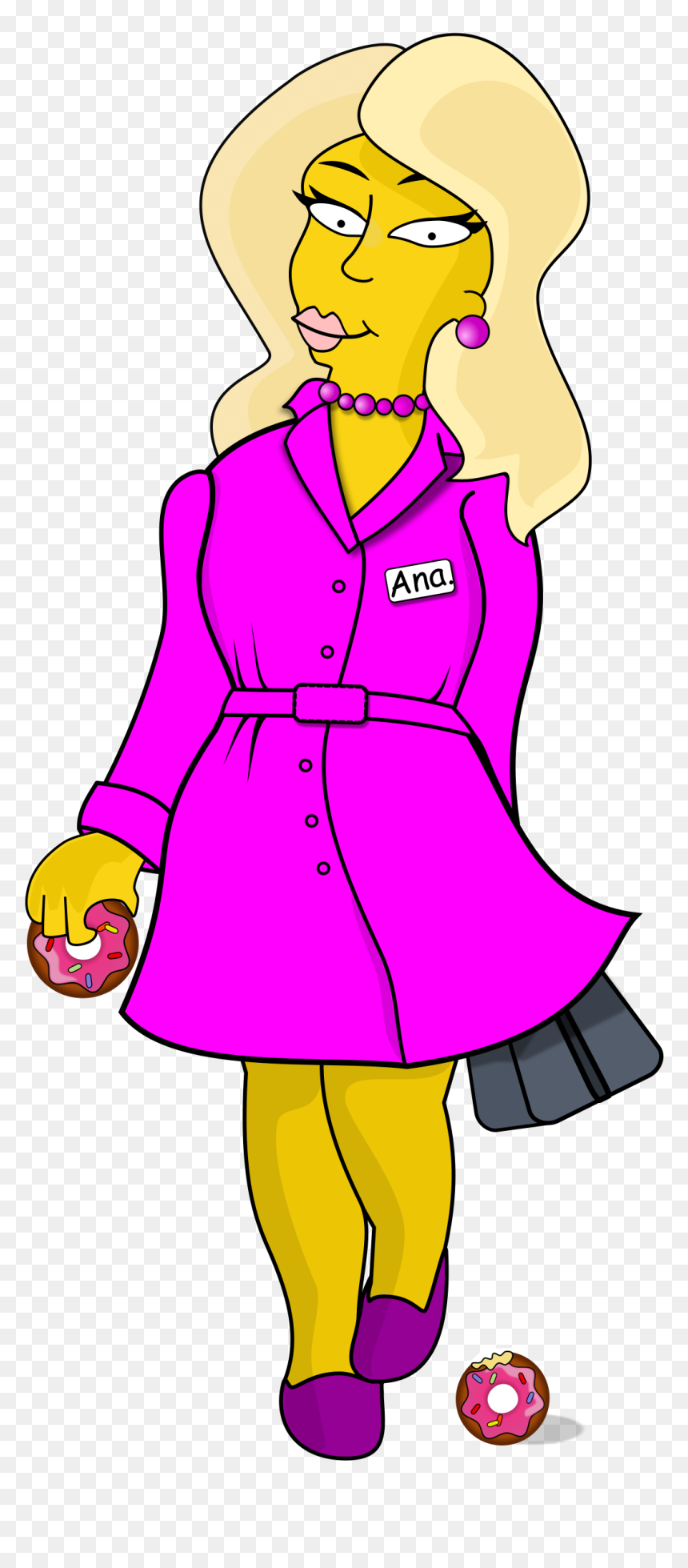 Ana Simpsons Character Clip Arts - Homer Bart Simpson Lisa Simpsons Png, Transparent Png - ana png