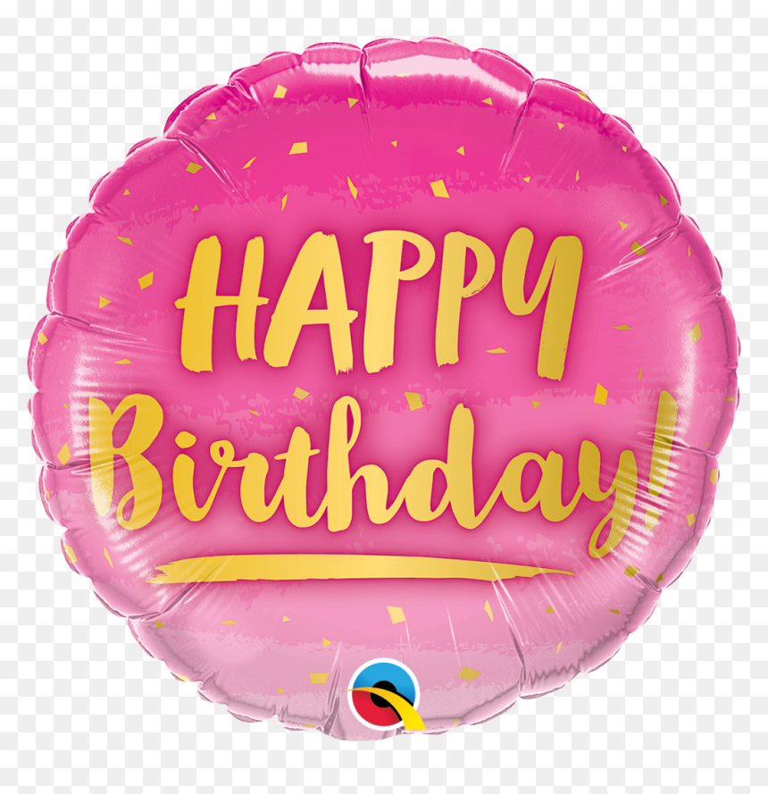 Transparent Pink Balloons Png - Pink Birthday Mylar Balloons, Png Download - pink balloons png