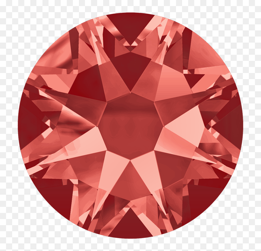 Swarovski 2088 Xirius Flatback Rhinestones Ss20 Padparadscha - Light Rose Swarovski Crystal, HD Png Download - rhinestone png