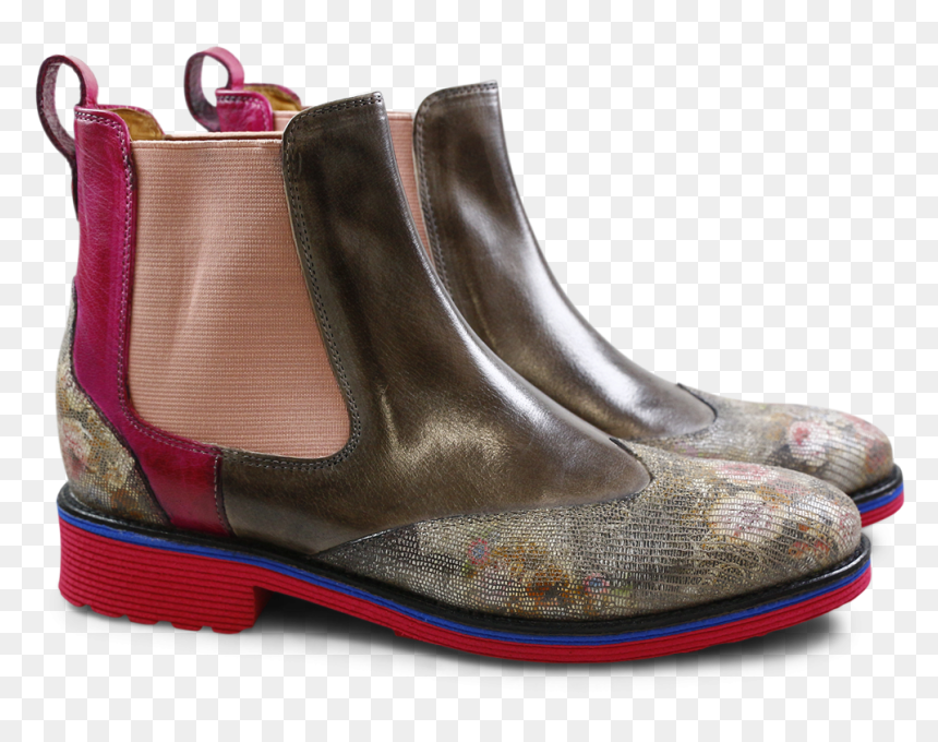 Ankle Boots Amelie 13 Floret Classic Classic Nebbia - Chelsea Boot, HD Png Download - pink smoke png