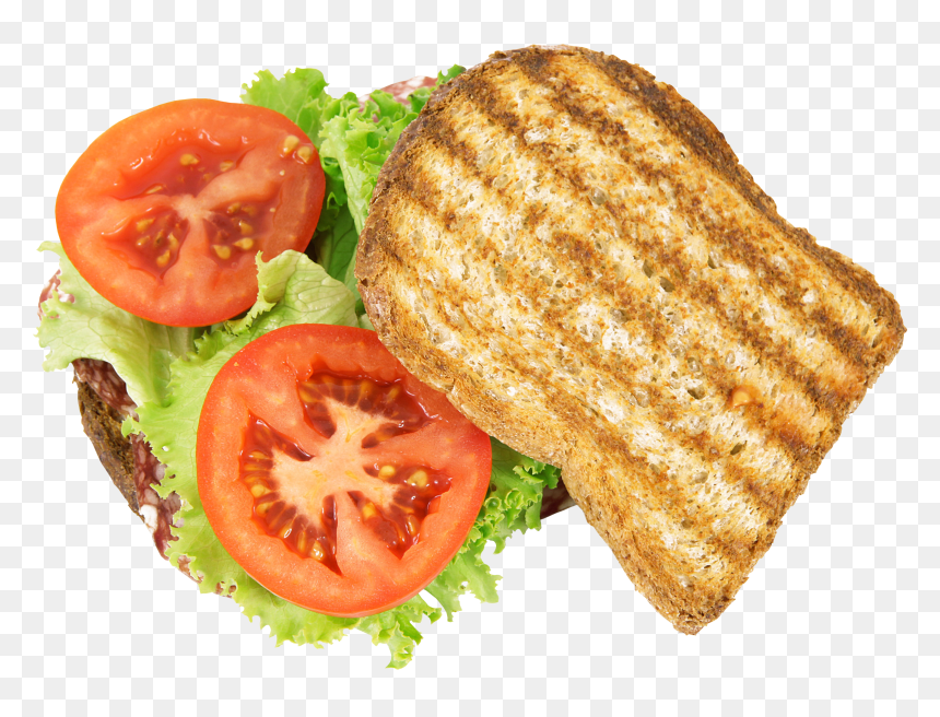 Sandwhich Toast Grilled - Vegetable & Toast Png, Transparent Png - toast png