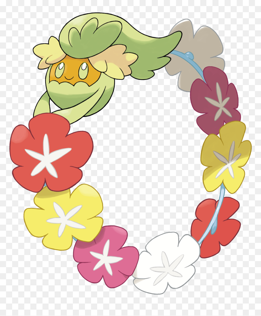 Pokemon Sun And Moon Flower Crown , Png Download - Pokemon Sun And Moon Fairy, Transparent Png - blue flower crown png