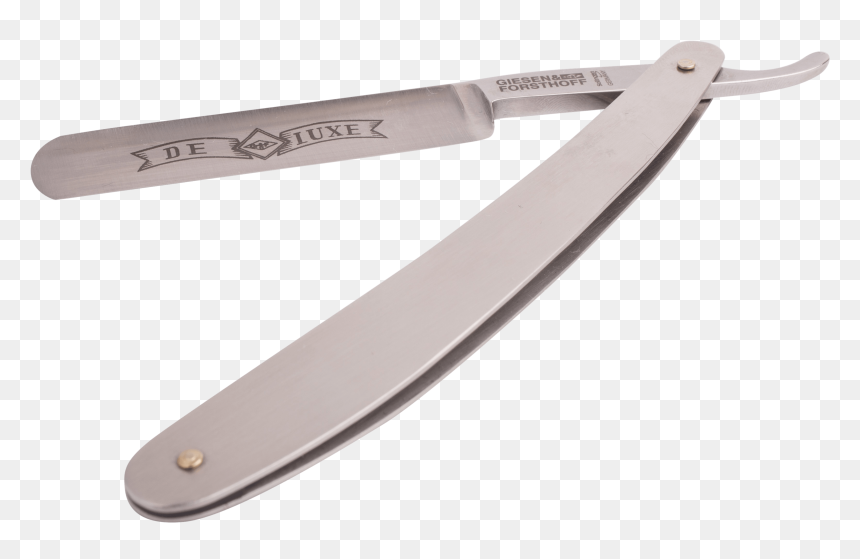 Giesen & Forsthoff De Luxe Straight Razor Rakkniv - Straight Razor Transparent Background, HD Png Download - razor blade png