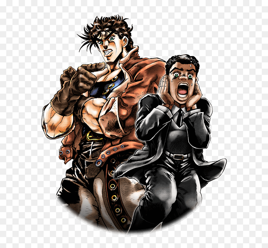 Unit Joseph Joestar And Smokey Brown - Joseph Joestar Jonathan Joestar, HD Png Download - joseph joestar png