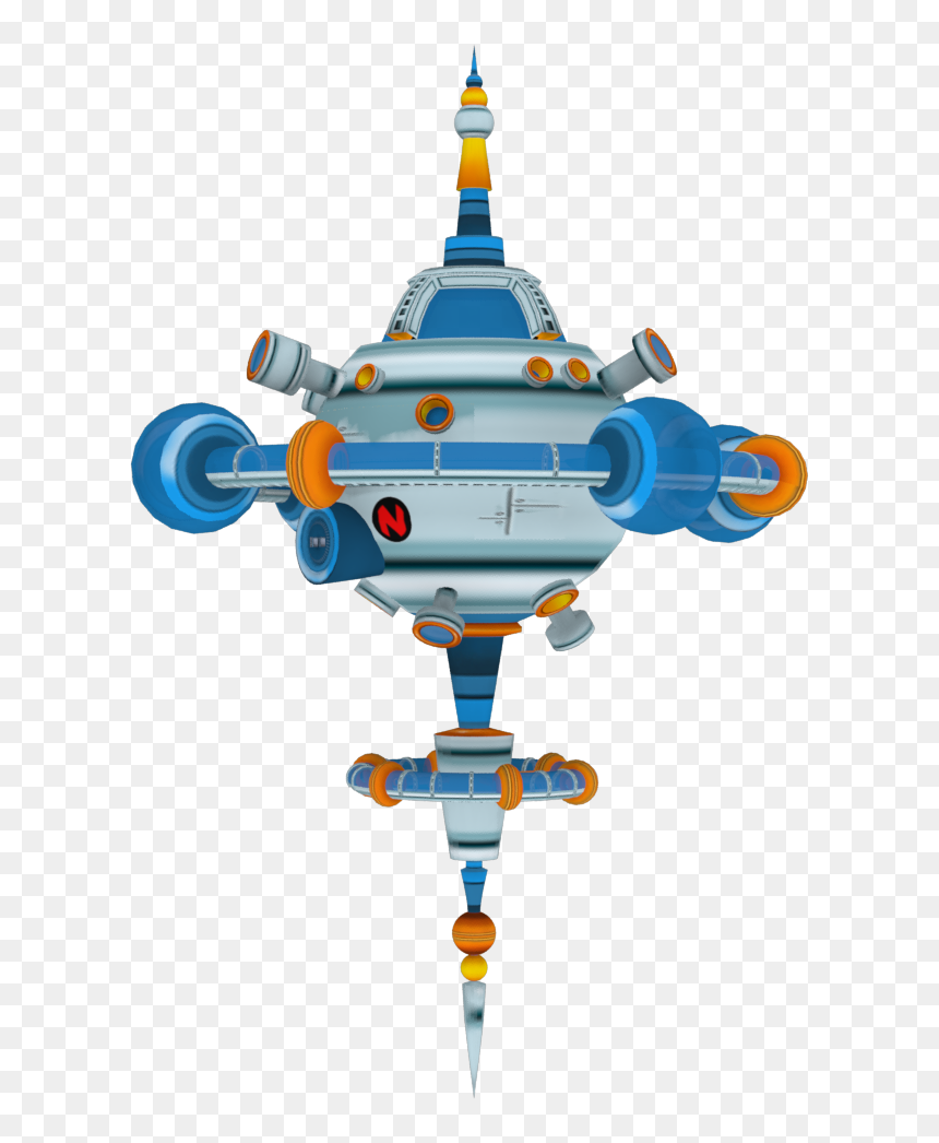 Transparent Space Station Png - Crash Bandicoot Cortex Toy, Png Download - space station png