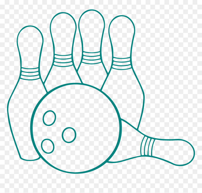 High Rollers Pins N Ball - High Rollers Logo Bowling, HD Png Download - bowling pin png