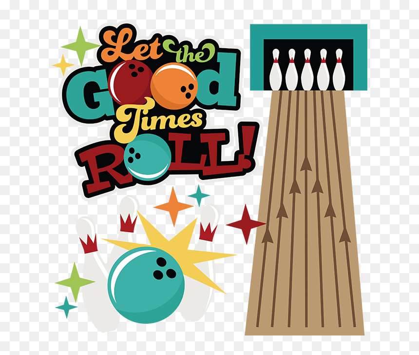 Let The Good Times Roll Clipart, HD Png Download - bowling pin png