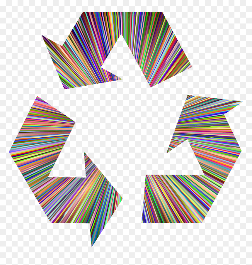 Chromatic Recycling Symbol Clip Arts - Recycling Symbol, HD Png Download - recycle symbol png