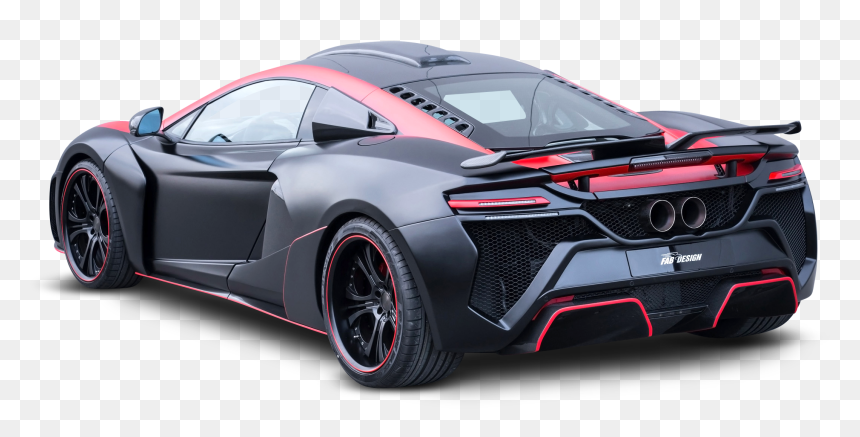 Black Mclaren 650s Car Back Png Image - Mclaren Back Png, Transparent Png - car back png