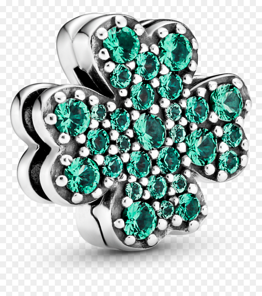 Four Leaf Clover Clip Pandora, HD Png Download - 4 leaf clover png