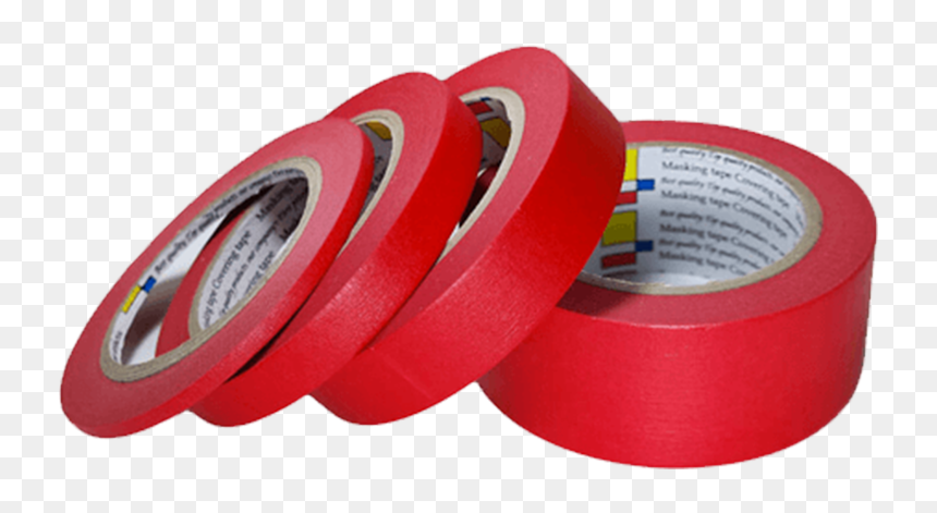 Carpro Red Low Tack Masking Tape 24mm"
 Title="carpro - Low Tack Masking Tape, HD Png Download - masking tape png