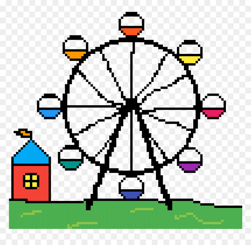 Ferris Wheel , Png Download - Portable Network Graphics, Transparent Png - ferris wheel png
