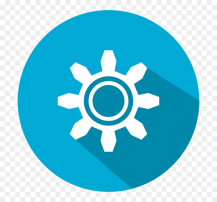 Vector Graphics, HD Png Download - gear icon png