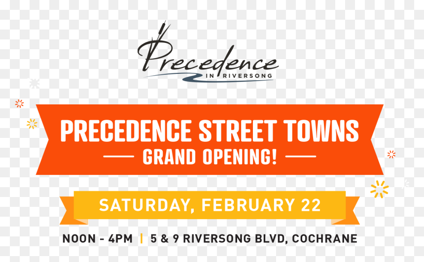 Precedence Street Towns Grand Opening - Calligraphy, HD Png Download - grand opening png