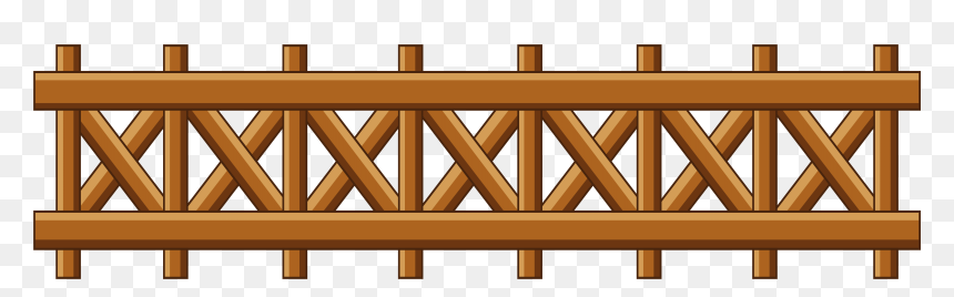 Flower Fence Cliparts - Garden Fence Png Transparent Background, Png Download - wood fence png