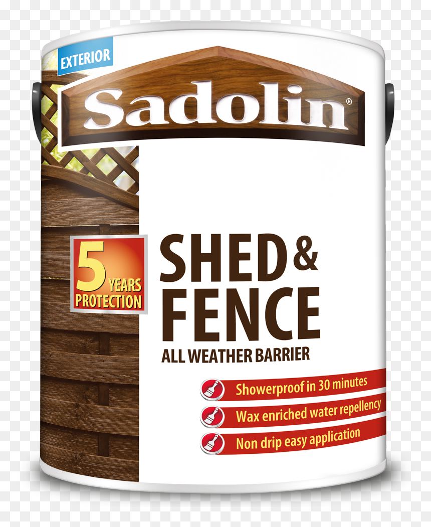 Sadolin Fence Paint Colours, HD Png Download - wood fence png