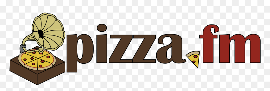 Pizza Fm Logo Courtesy Of Pizza Fm Tumblr - Graphic Design, HD Png Download - pizza png tumblr