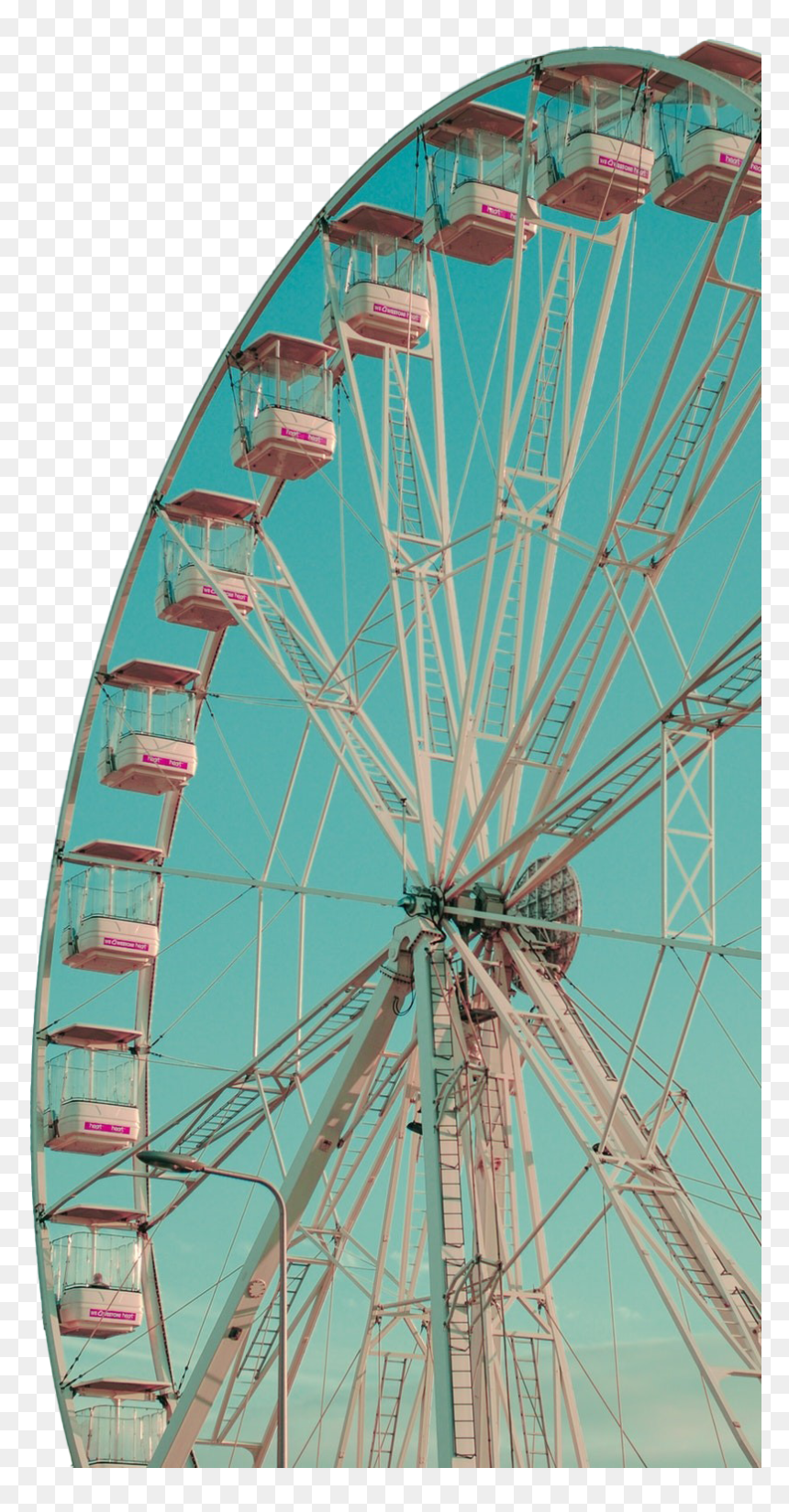 Wheel Ferris Png Transparent Image - Giant Wheel Background Hd, Png Download - ferris wheel png
