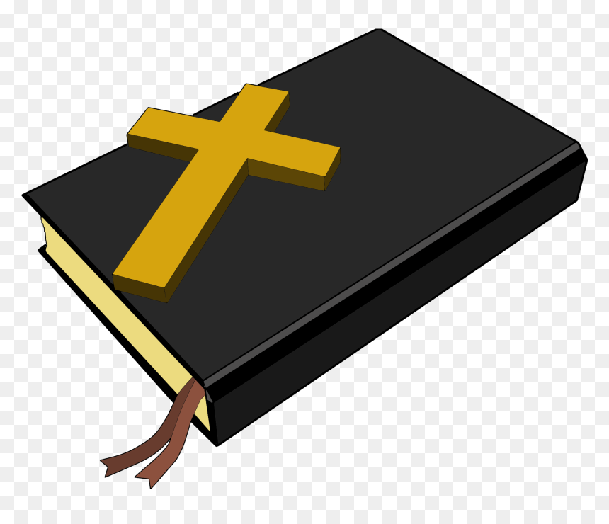 Bible With Cross Png Transparent Image - Animated Bible Png, Png Download - cross vector png