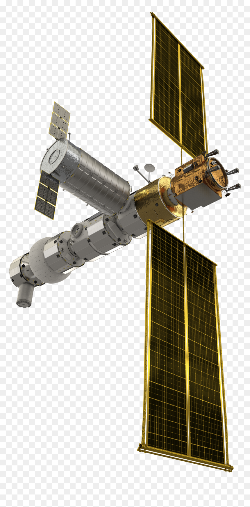 Gateway - Solar Array Space Station Png, Transparent Png - space station png
