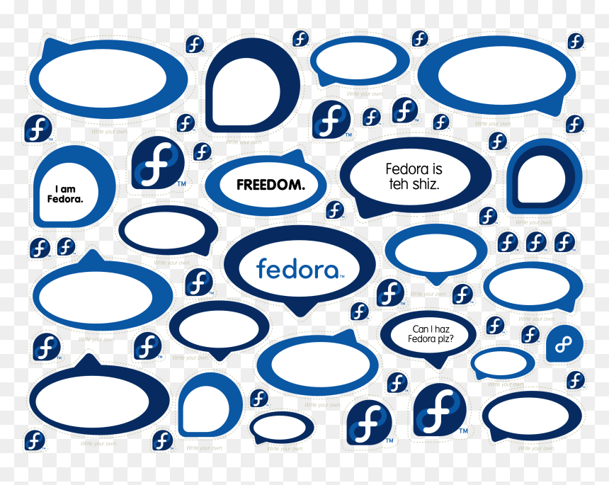 Fedora, HD Png Download - speech bubbles png