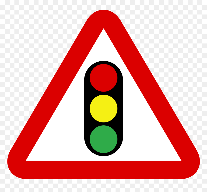 Thumb Image - Road Signs Uk Traffic Lights, HD Png Download - warning sign png