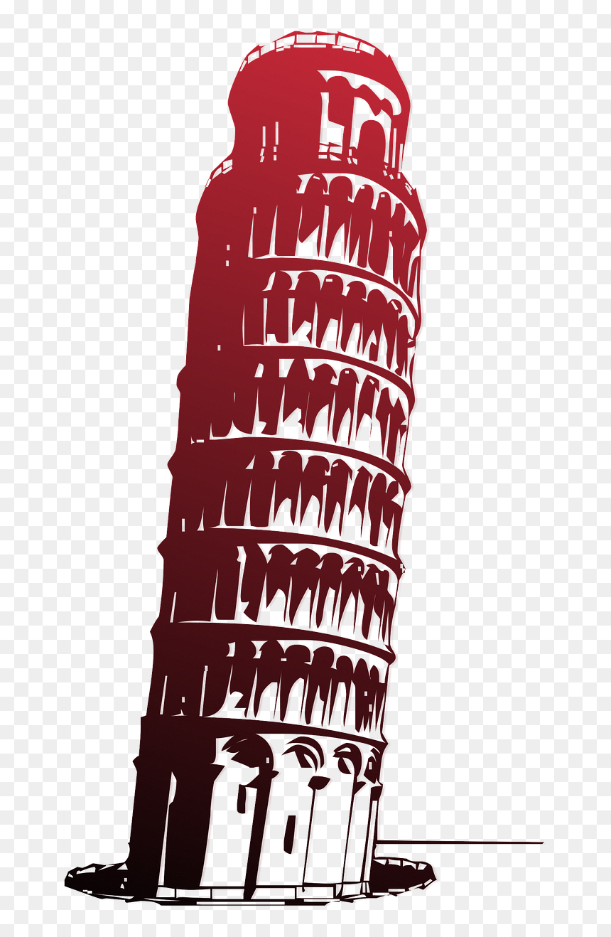Tower Of Pisa Physics, HD Png Download - italy png