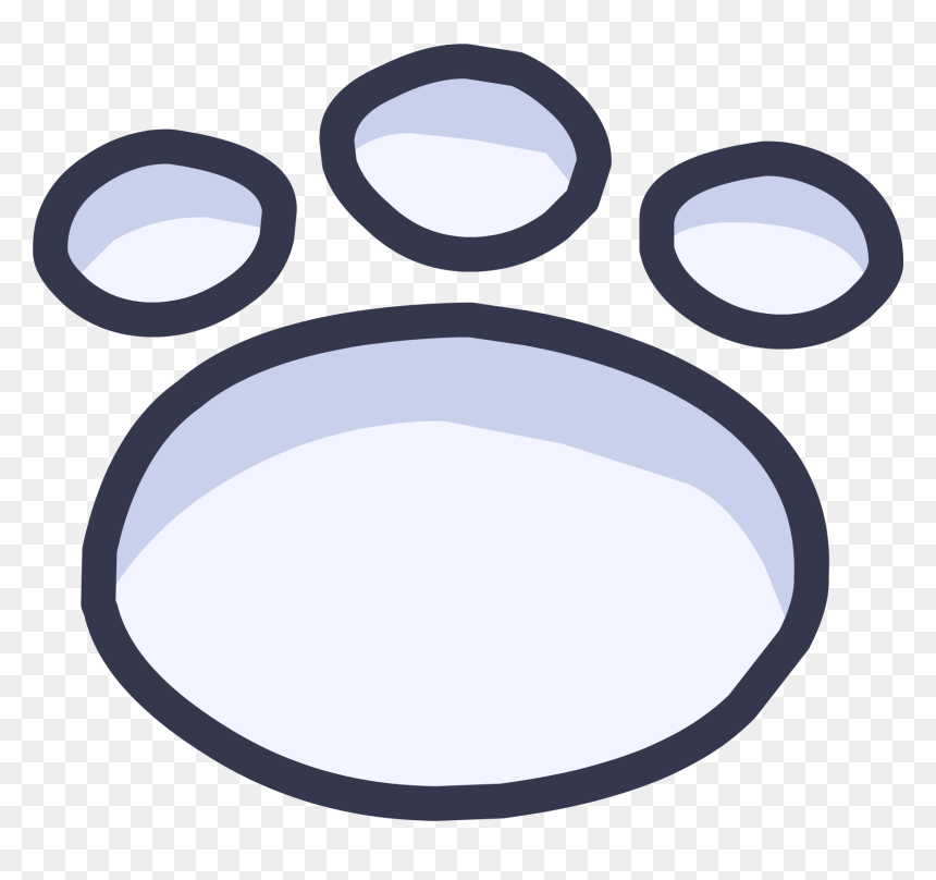 Club Penguin Rewritten Wiki - Circle, HD Png Download - pawprint png