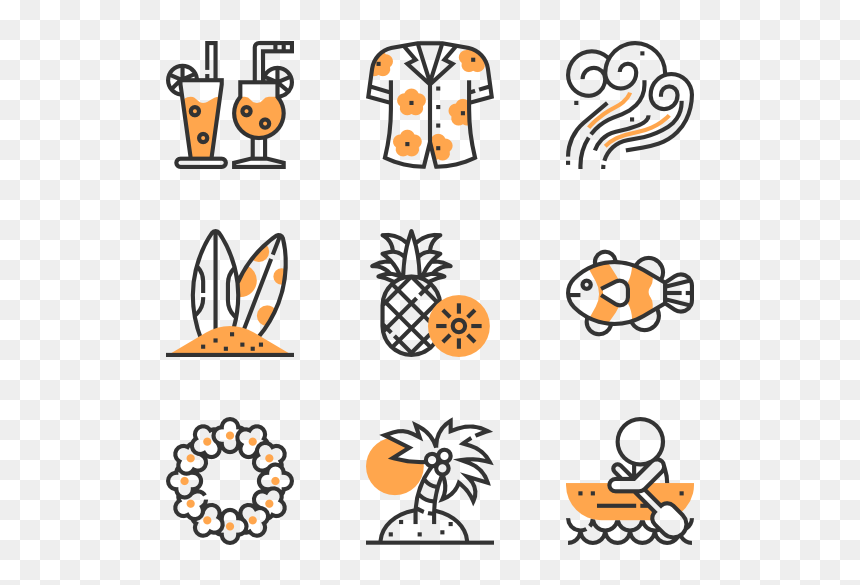 Icon Packs Vector - Hawaii Icon Png, Transparent Png - hawaii png
