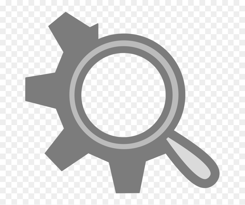 Computer Icons Download Magnifying Glass Gear - Magnifing Glass Icon Transparent, HD Png Download - magnifying glass icon png