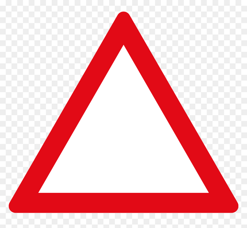 Triangle Warning Sign - Achtung Svg, HD Png Download - warning sign png