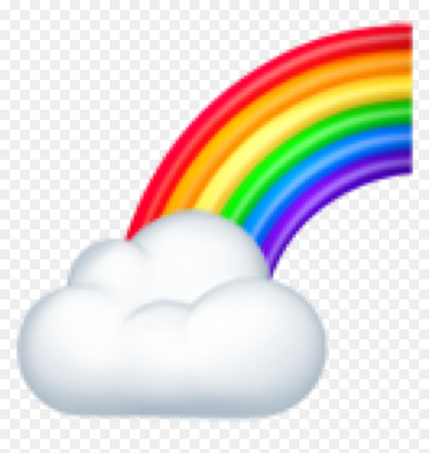 Rainbow W/ Cloud Png🌙 - Graphic Design, Transparent Png - italy png