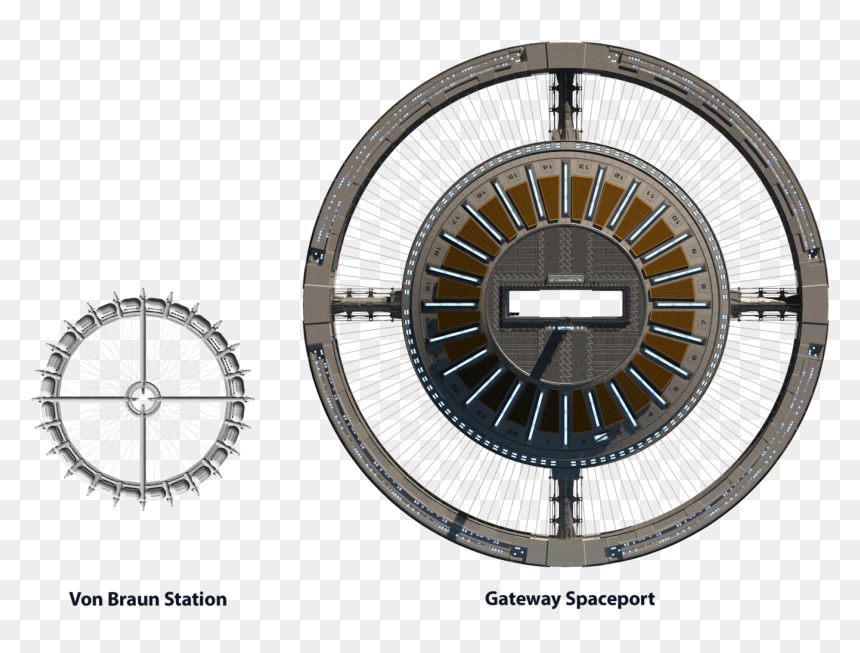 Spacestation - Gateway Foundation Space Station, HD Png Download - space station png