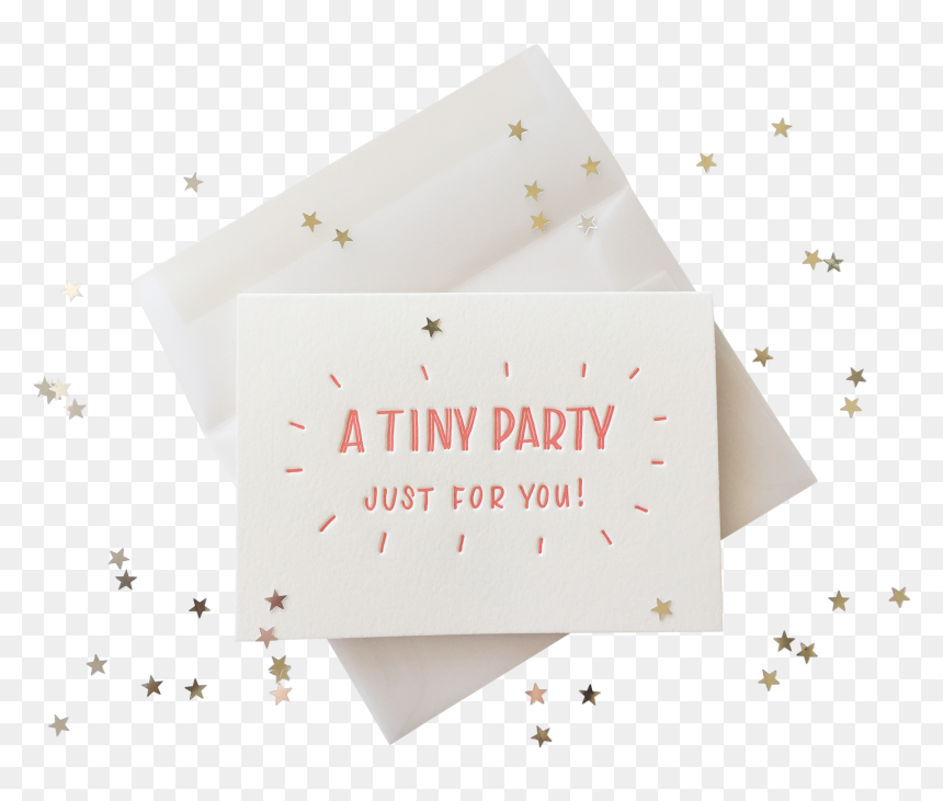 Confetti Tiny Party Splash - Greeting Card, HD Png Download - party confetti png