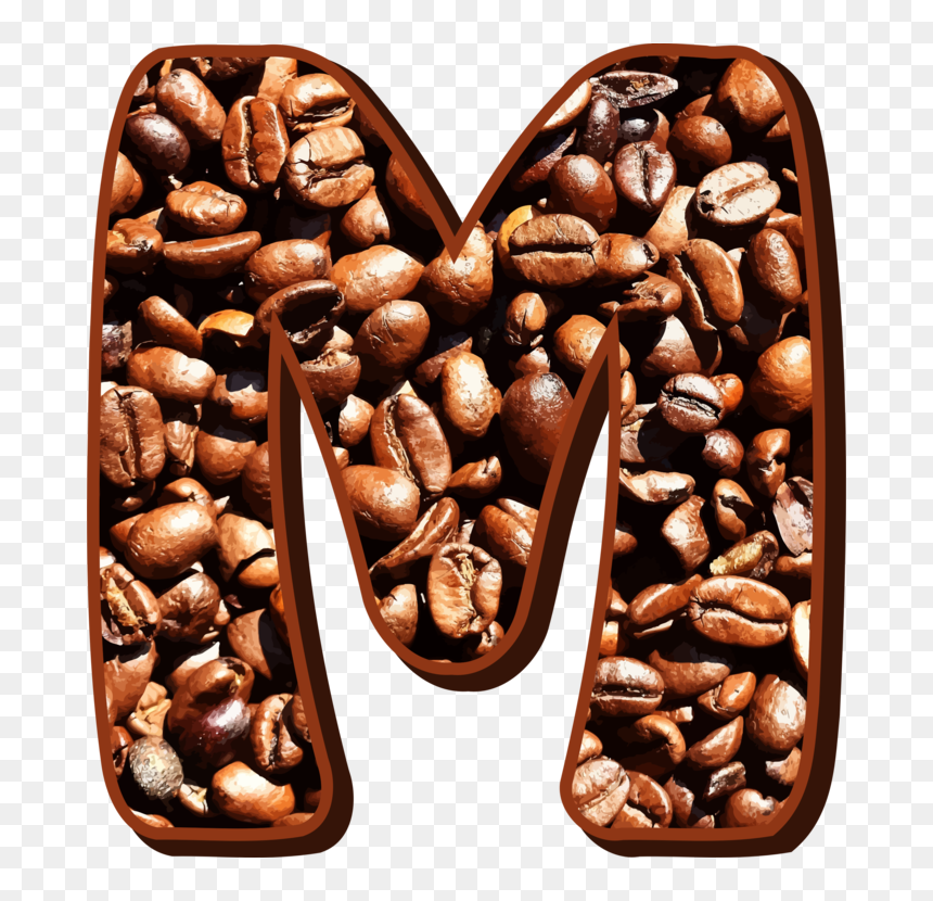 Jamaican Blue Mountain Coffee Cocoa Bean Coffee Bean - Letter With Coffee Beans, HD Png Download - bean png