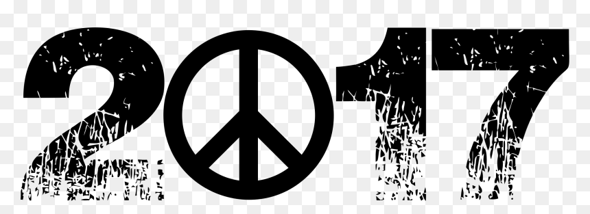 2017 War And Peace Clip Arts - Peace 2017, HD Png Download - peace png