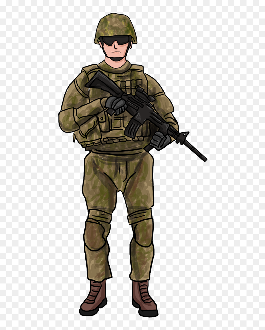 Thumb Image - Army Soldier Clipart, HD Png Download - snowing png