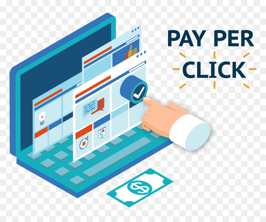 Pay Per Click Marketing, HD Png Download - click png