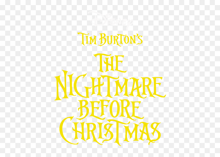 Calligraphy, HD Png Download - nightmare before christmas png