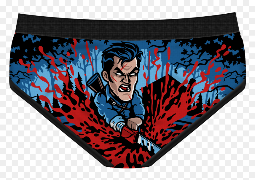 Evil Red Briefs - Undergarment, HD Png Download - panties png