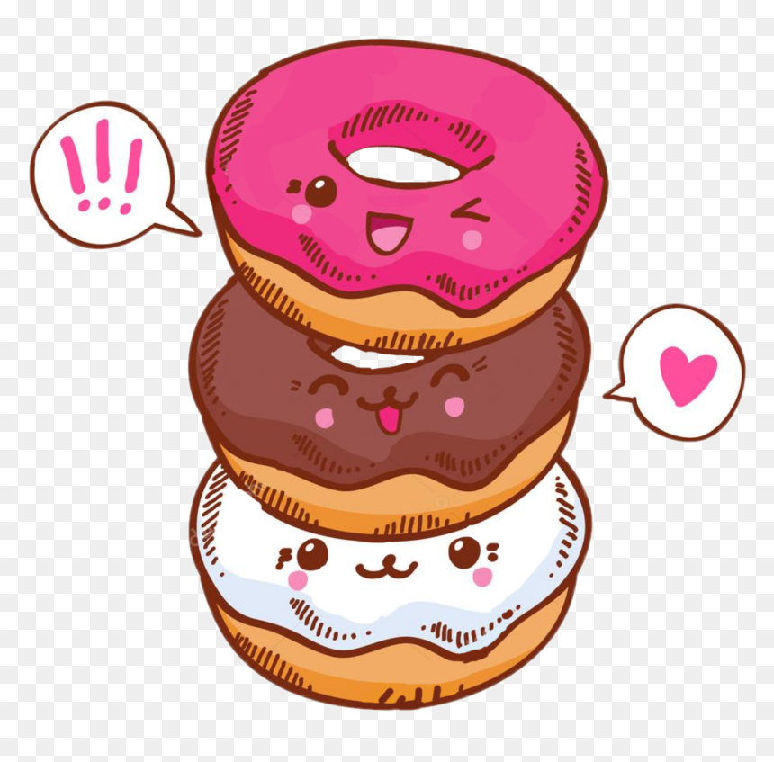 Donuts Paper Drawing Notebook Doodle, HD Png Download - donuts png