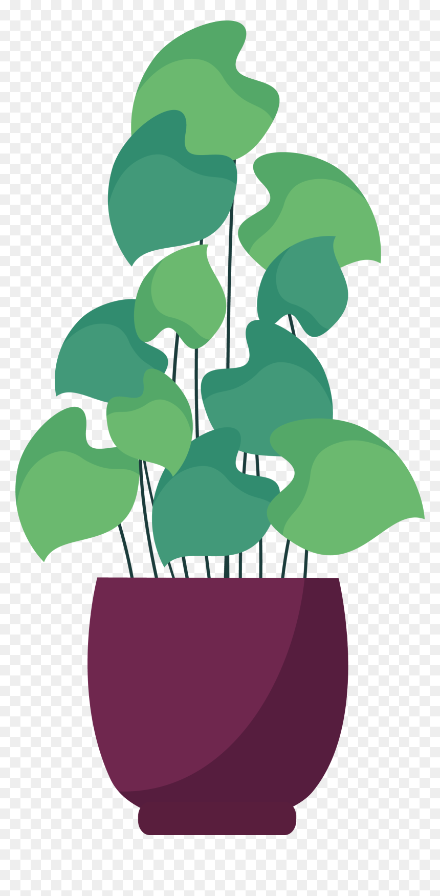 Png Decorative Plant, Transparent Png - decorative png