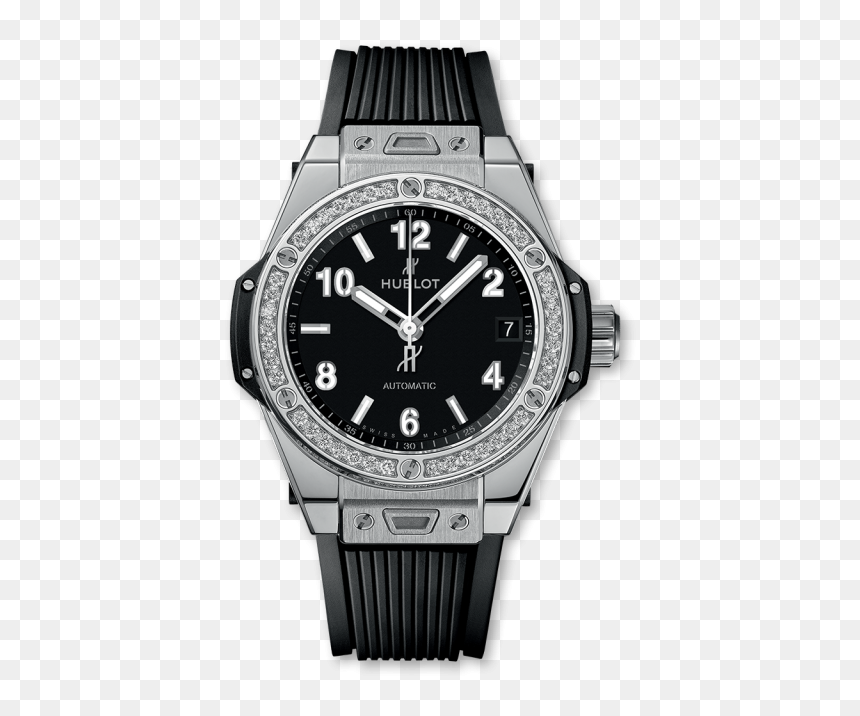 Hublot Big Bang Steel Diamonds, HD Png Download - click png