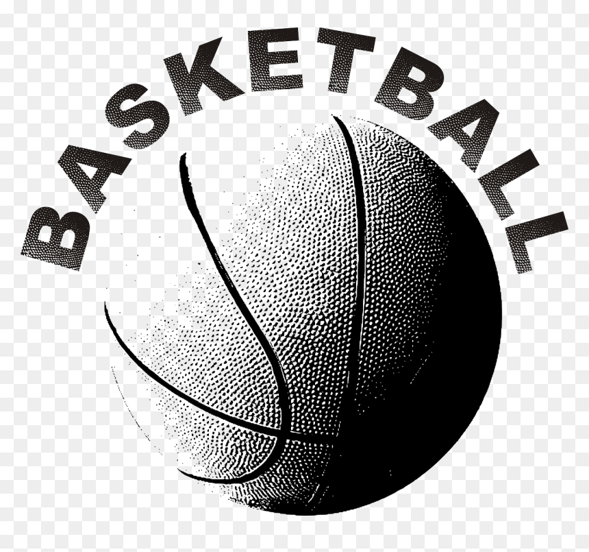 Free Basketball Clipart Black And White, HD Png Download - nba png