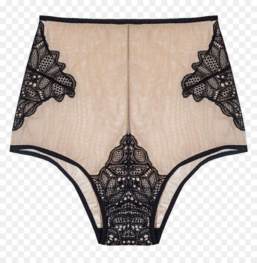 Transparent Folded Clothes Png - High Waist Panty Png, Png Download - panties png