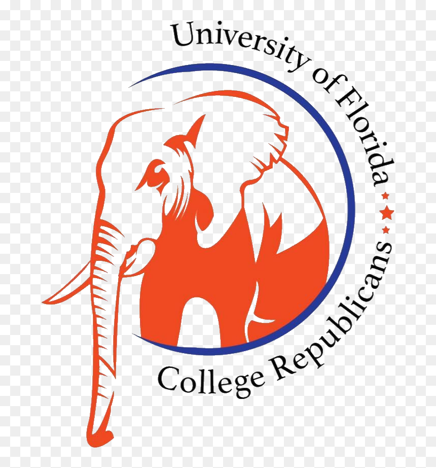 University Of Florida College Republicans - Indian Elephant, HD Png Download - republican elephant png
